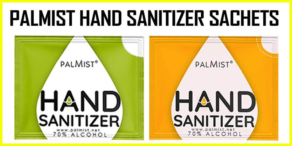 Palmist Hand Sanitizer Sachets | सैनिटाइजर पाउच, Call – 7669006909