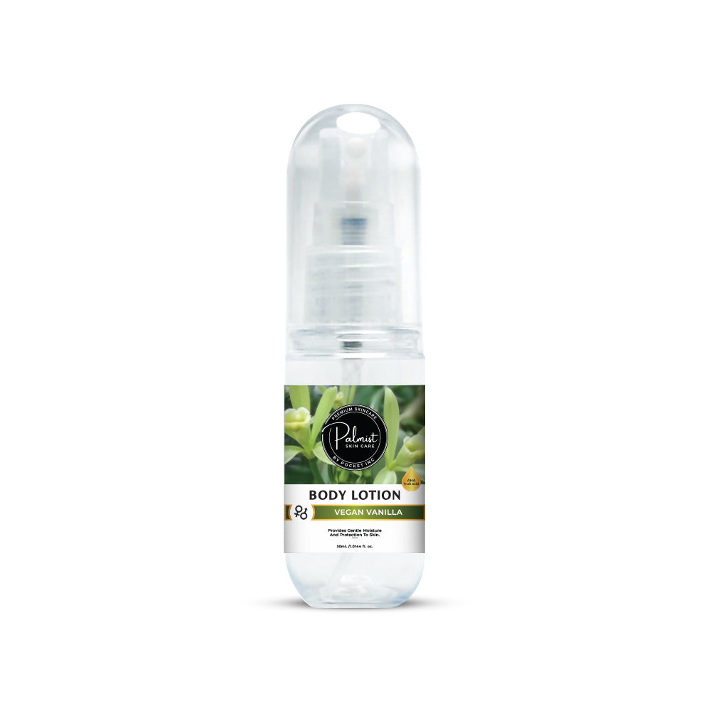 Travel Size Vegan Vanilla Body Lotion to Always Keep in Your Pocket 30 ml